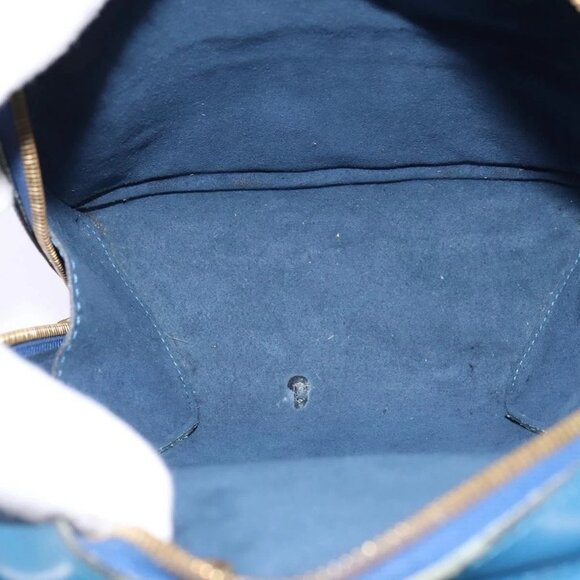 LOUIS VUITTON Epi Mabillon Backpack Blue - Picture 9 of 15